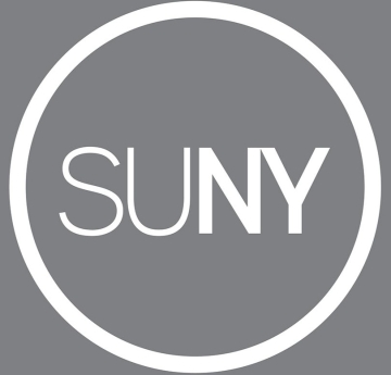 SUNY logo on gray background